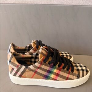 Burberry Rainbow Sneakers (Never worn)
